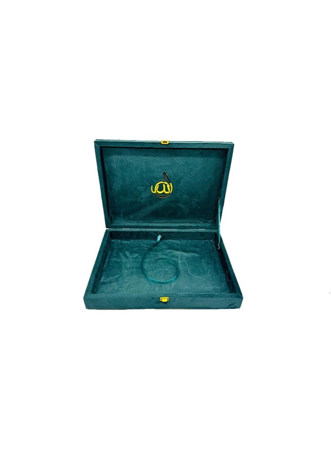 Mudassar Ali Goods Wholesalers L.L.C Velvet Quran Box Big Size – Premium Islamic Quran Storage & Gift Box | Fits Large Quran | Size 25×35 cm - Image 3